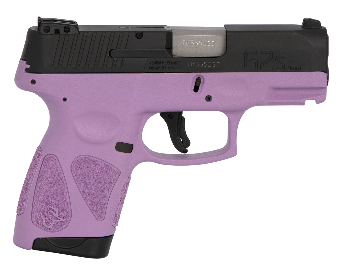 Taurus G2S 9mm Luger 3.26 in 7+1 Semi-Auto Pistol - Light Purple Frame