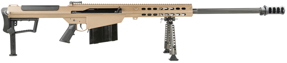 Barrett M107A1 50 BMG 29" 10+1 Semi-Auto Rifle - Flat Dark Earth Cerakote