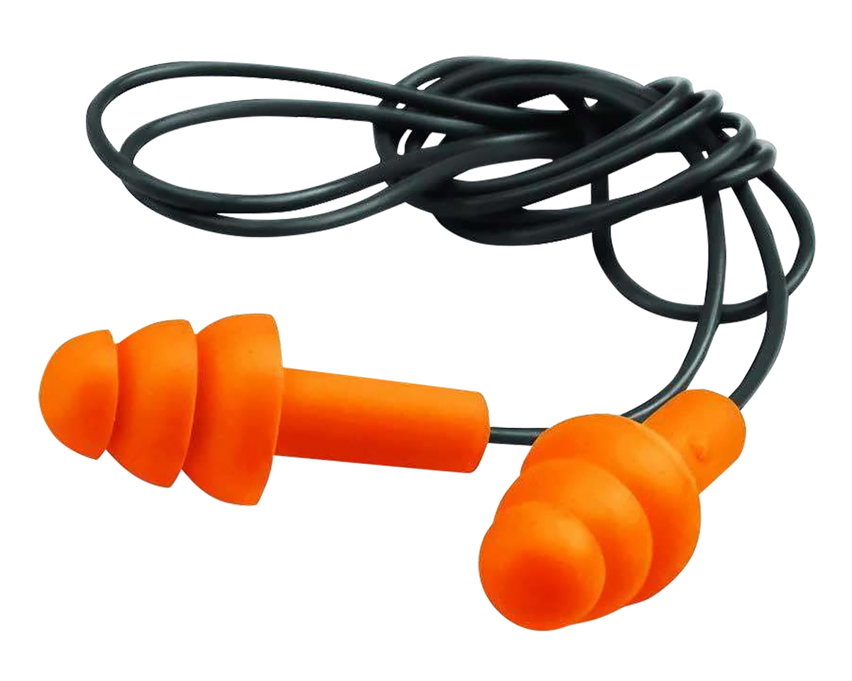 Walkers Game Ear Corded Foam Ear Plugs 25 dB NRR In The Ear 2-Pack