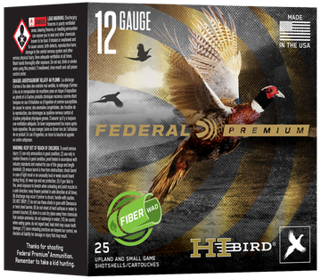 Federal Premium Hi-Bird 12 Gauge 2.75" 1 1/4 oz 5 Shot 25 Rd - Box or Case