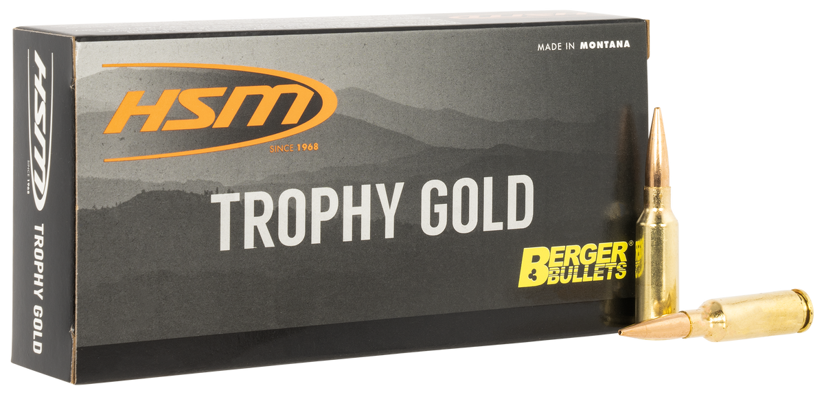 HSM Trophy Gold Extended Range 6mm ARC 95gr VLD 20 Rd - Box or Case