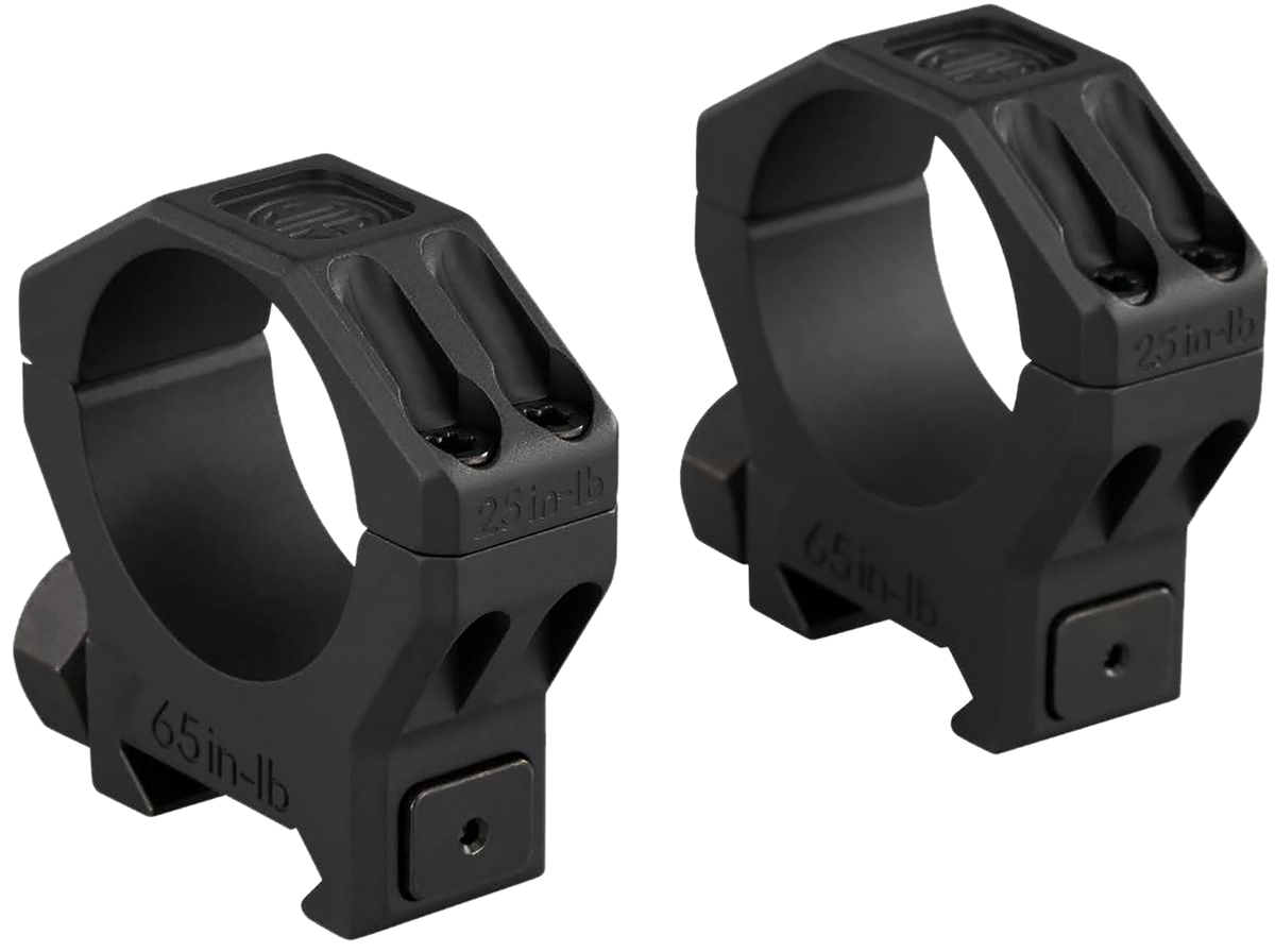 Sig Sauer Electro-Optics Alpha 6 30mm High Scope Ring Set - Stainless Steel