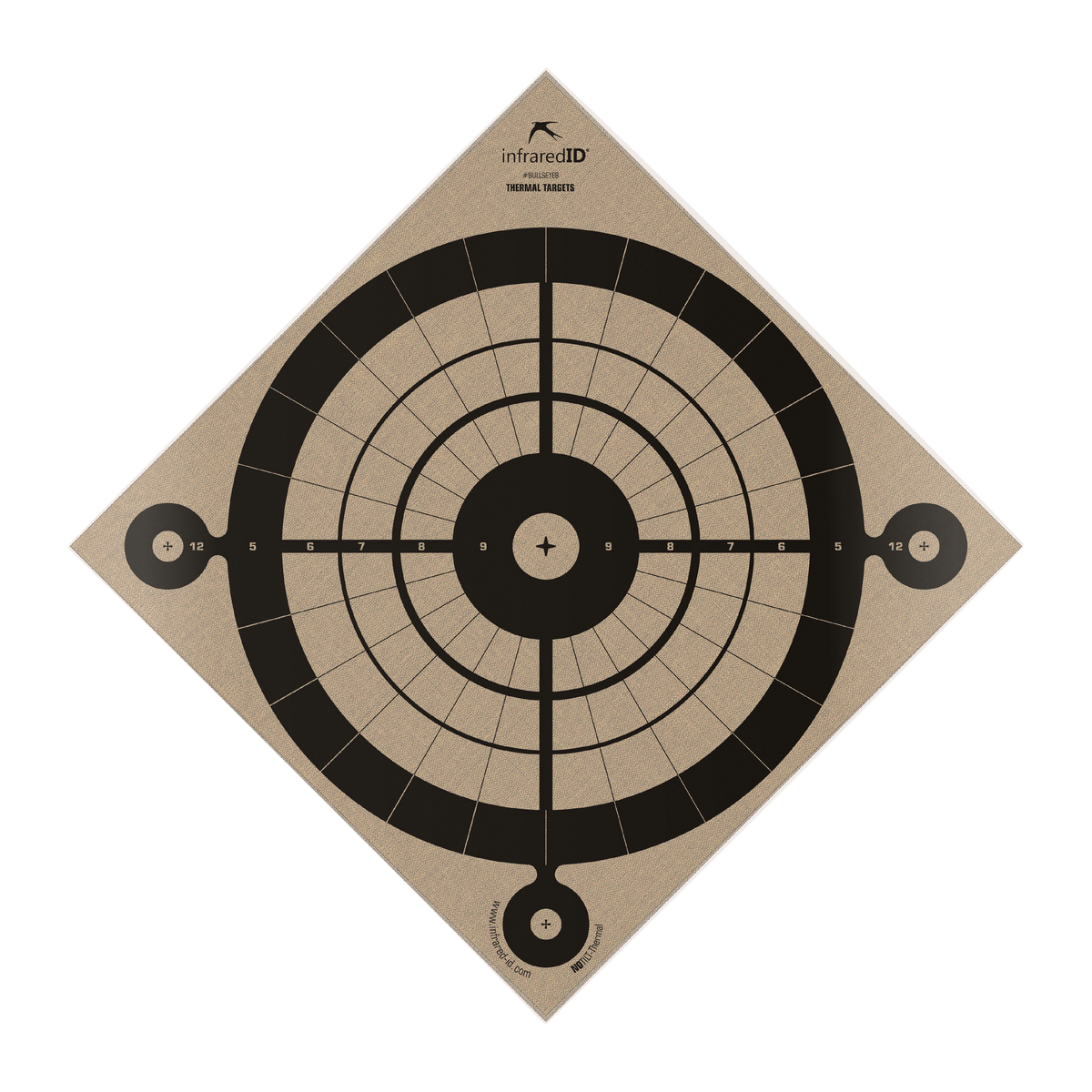 Reshet Graf Ltd Bullseye8 Thermal Bullseye Target 3 Pack