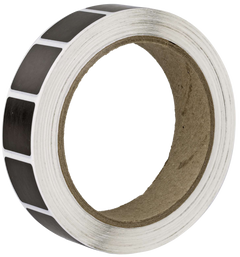 Action Target Square Target Pasters 7/8" Self-Adhesive Black Paper 1000 Per Roll
