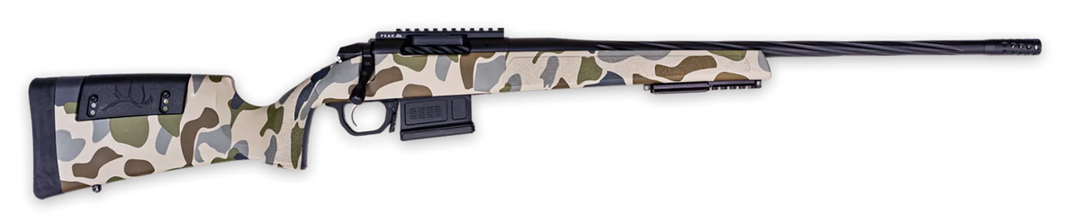 Weatherby 307 Hush 338 WBY RPM 5+1 20" Bolt Action Rifle - Hush Tundra Camo