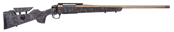 CVA Cascade Long Range Hunter 6.5 PRC 24" 2+1 Bolt Action Rifle - Smoked Bronze Cerakote / Black w/Smoked Bronze Web
