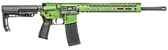 Black Rain Ordnance Spec15 Fusion 5.56x45mm NATO 16" 30+1 Semi-Auto AR-15 Rifle - Zombie Green Battleworn