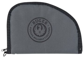 Ruger Rugged 10" Pistol Case Black/Gray Polyester - Lockable - Holds 1