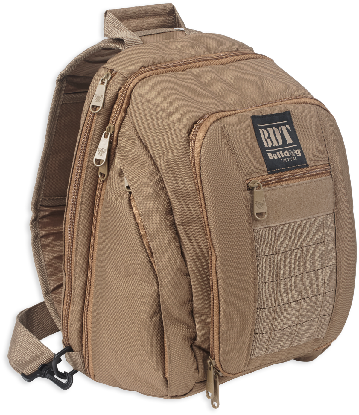 Bulldog BDT Tactical Sling Pack Small Tan Nylon CCW