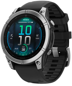 Garmin Fenix E 47mm AMOLED GPS Multisport Smartwatch Stainless Steel/Black