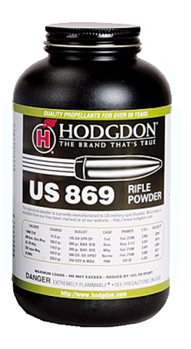 Hodgdon US 869 Smokeless Spherical Magnum Rifle Powder 1 lb