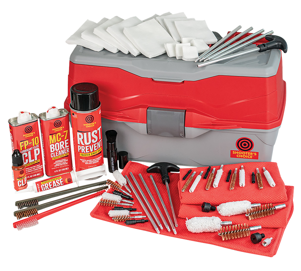 Shooters Choice 900MC Bullseye Box Cleaning Kit - Multi-Caliber/12 Gauge Universal