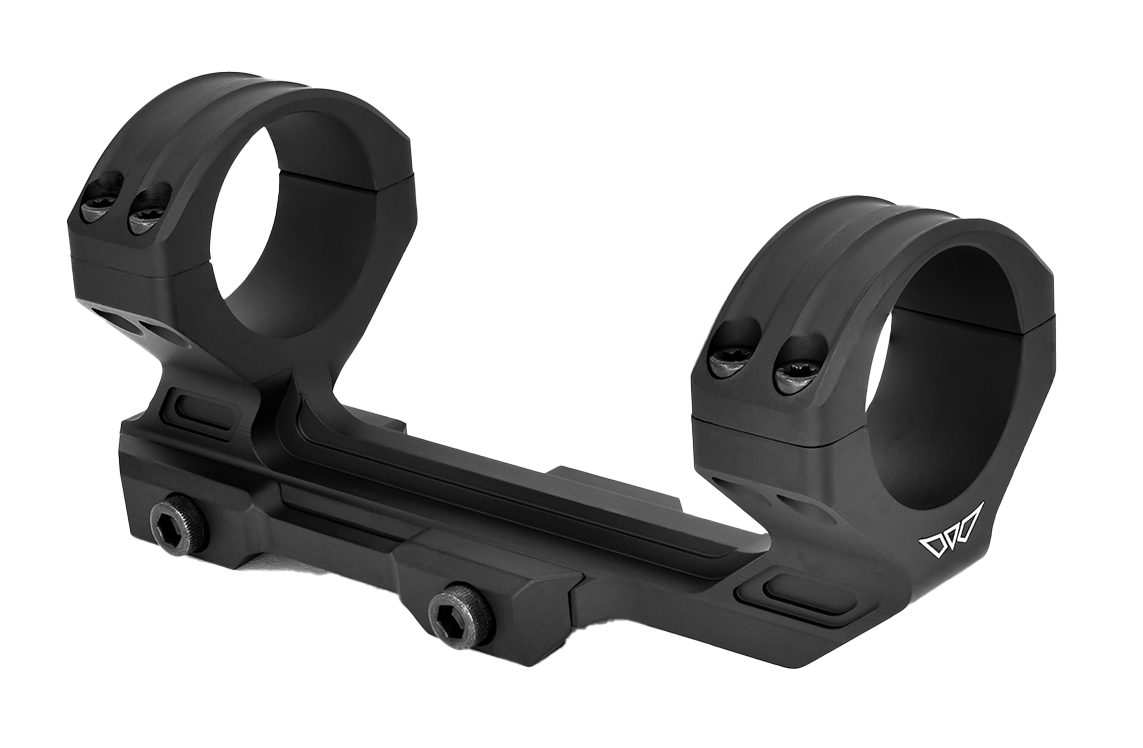 Warne 8551M HyperLite 30mm MSR Mount Black Aluminum 1-Piece Picatinny Scope Mount