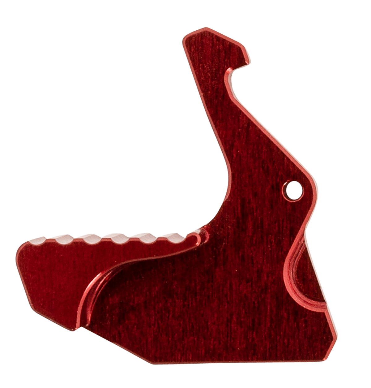 Rise Armament RA-212 Extended Charging Handle Latch Red Aluminum - Mil-Spec AR-15