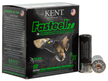 Kent Cartridge Fasteel 2.0 12 Gauge 2.75" 1 1/16 oz 2 Shot - Box or Case
