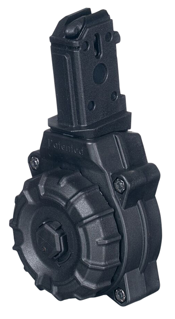 ProMag DRMA29 9mm Luger 30-Rd Drum Black Polymer for CZ Scorpion