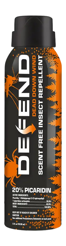 Dead Down Wind Defend 5 oz 20% Picaridin Scent-Free Tick & Mosquito Spray