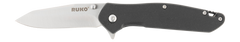 Rynoblade Knives Ruko RUK0187BK 420A 3.25" Tactical Black GFR Folding Knife