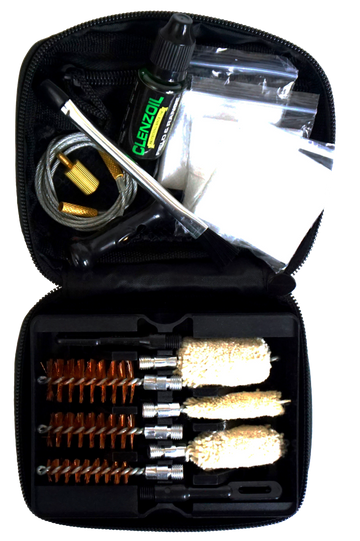 Clenzoil Field & Range Multi-Gauge Shotgun Cleaning Kit 12-Pc Black