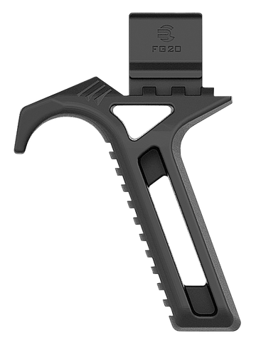 Recover Innovations FG20 Black Polymer Angled Forward Grip for 20-Series Pistol Stabilizer Braces