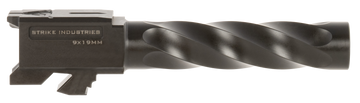 Strike Industries GBARREL19 Glock 19 9mm Luger 4.01" Spiral Fluted Black Nitride Pistol Barrel