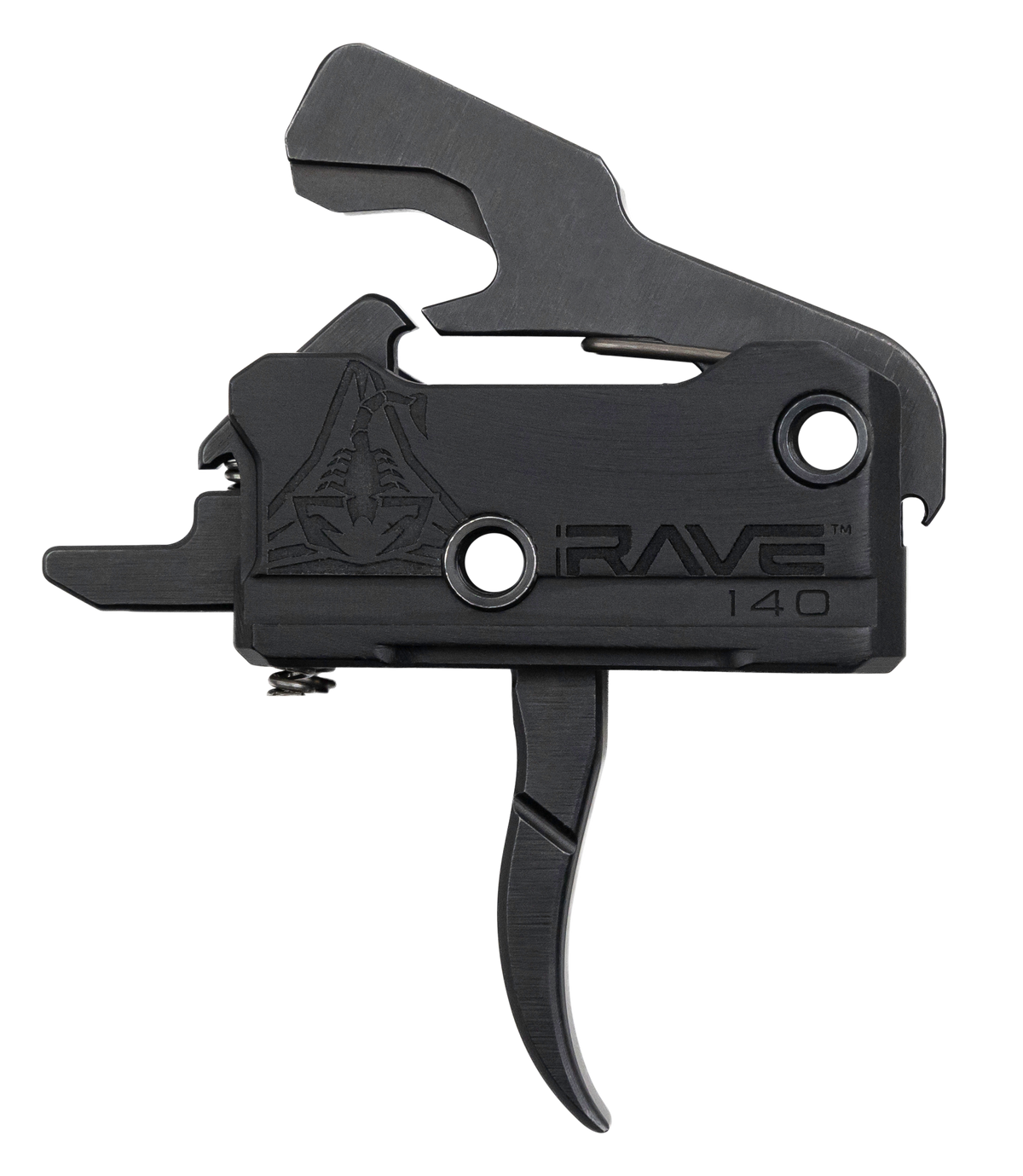 Rise Armament RA-140 AR-Platform 3.50 lb Single-Stage Curved Trigger - Black
