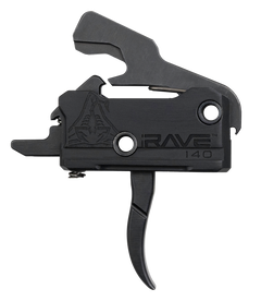 Rise Armament RA-140 AR-Platform 3.50 lb Single-Stage Curved Trigger - Black
