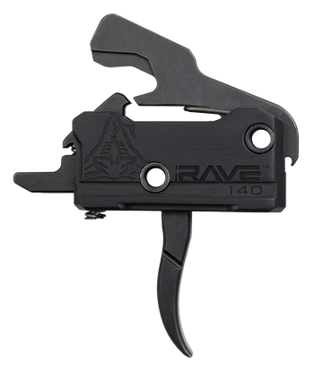 Rise Armament RA-140 AR-Platform 3.50 lb Single-Stage Curved Trigger - Black