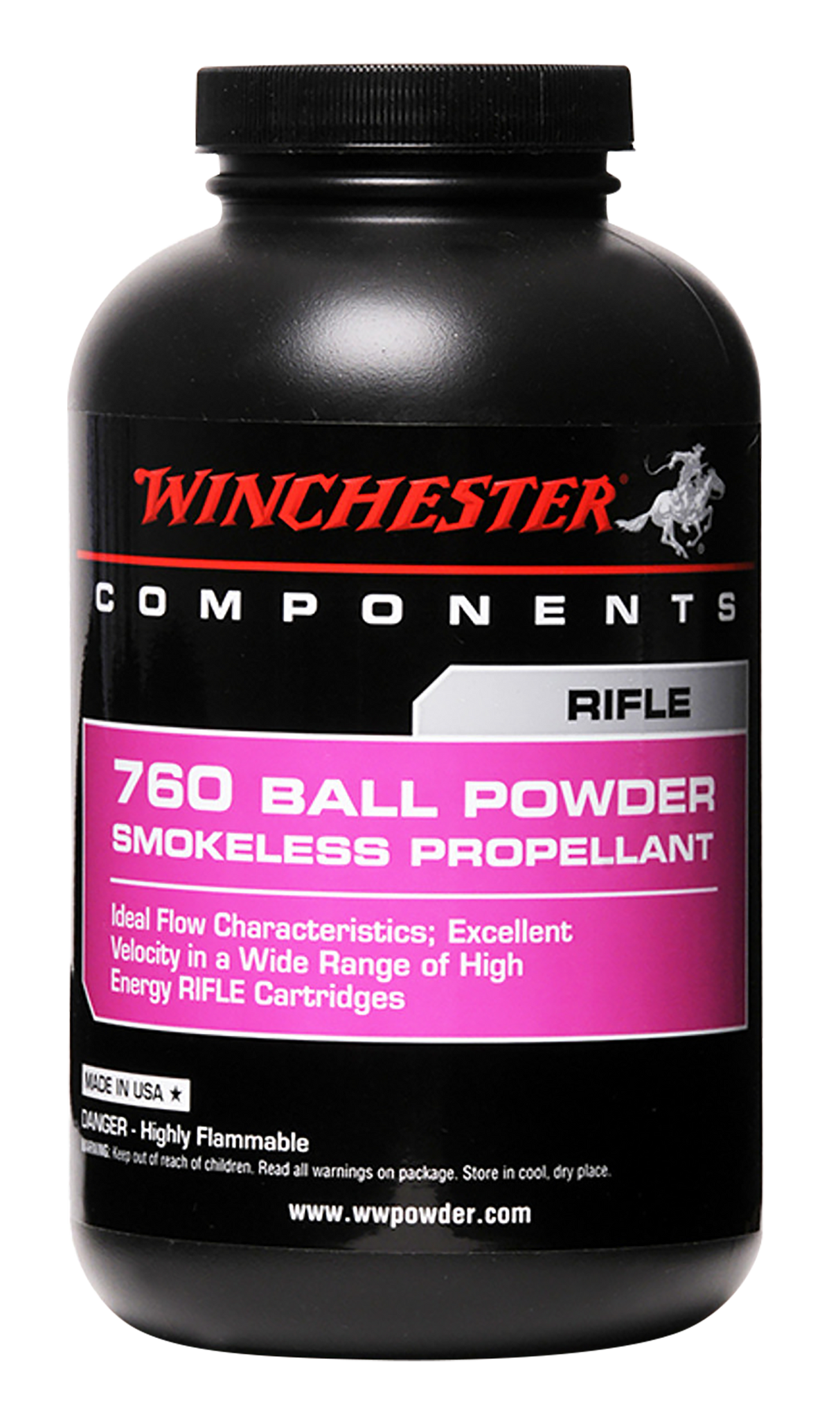 Winchester Powder 7601 Ball Powder 760 Rifle Multi-Caliber 1 lb