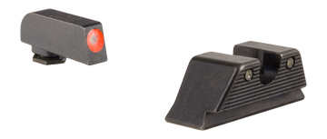 Trijicon HD Night Sight Set Green Tritium Fiber Optic Front / Green Tritium Rear - Glock MOS 17/19/34