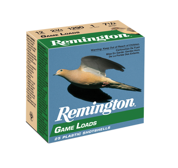 Remington Ammunition Game Load 12 Gauge 2.75" 1 oz 7.5 Shot - Box or Case