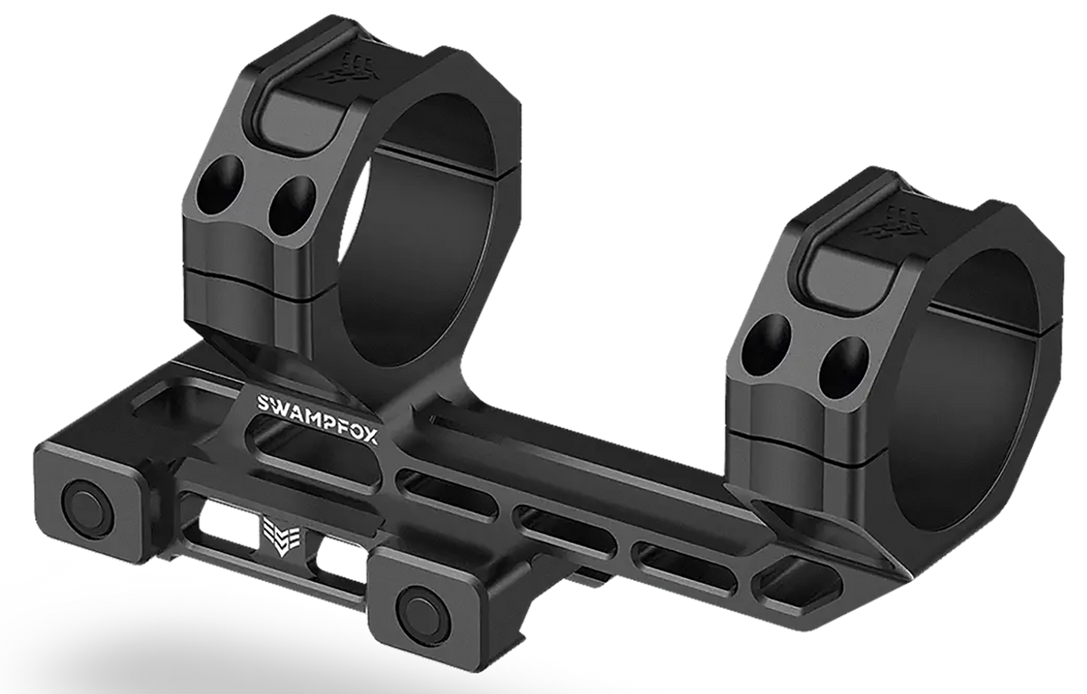 Swampfox Optics Freedom Mount 30mm Cantilever Scope Mount - Black 7075 Aluminum
