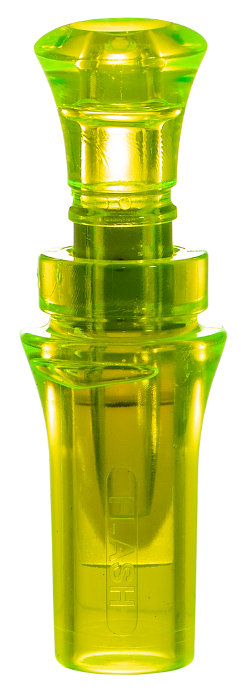 Duck Commander Flash Double Reed Mallard Hen Duck Call - Yellow Acrylic