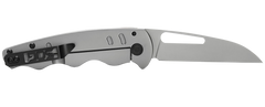 S.O.G Escape FL 3" Folding Sheepsfoot Plain 8Cr13MoV Silver Stainless Handle