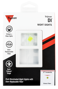 Trijicon AC50010 DI Fiber Optic Set Green - Handgun Replacement