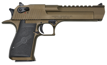 Magnum Research Desert Eagle Mark XIX 50 AE 6" 7+1 Semi-Auto Pistol - Burnt Bronze Cerakote