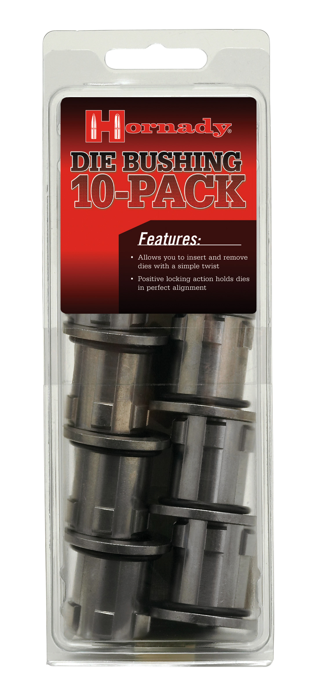 Hornady Lock-N-Load Die Bushing 7/8"x14 Threaded Quick-Change 10 Pack