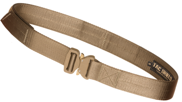 Tacshield Tactical Gun Belt 1.50" Wide Coyote Tan 38"-42" - Buckle Closure