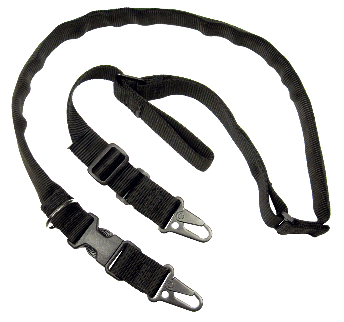 Tacshield Warrior 2-in-1 Sling 1.25" Black Webbing Padded Fast Adjust Rifle/Shotgun