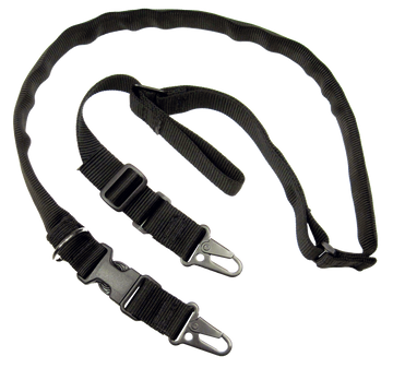 Tacshield Warrior 2-in-1 Sling 1.25" Black Webbing Padded Fast Adjust Rifle/Shotgun