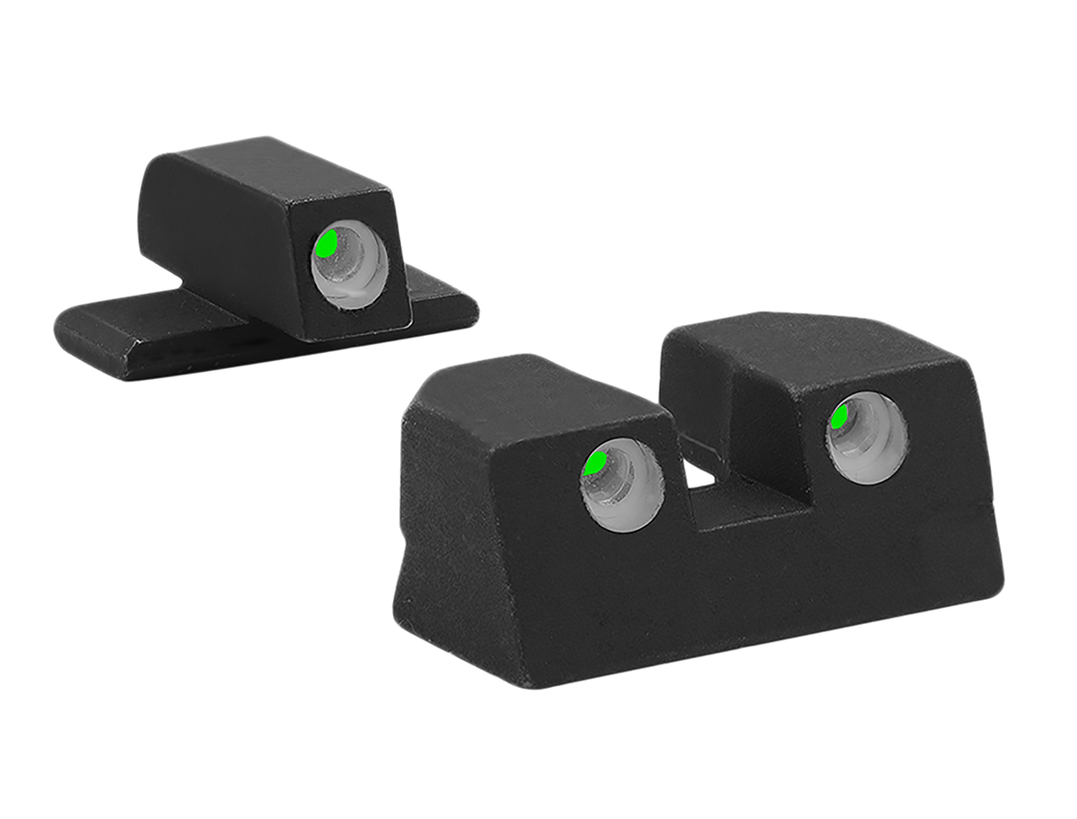 Meprolight Tru-Dot Sight Set Green Tritium Front & Rear - Sig Sauer P-Series 9mm/.357SIG
