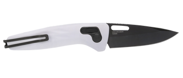 S.O.G One-Zero XR 3.10" Folding Plain CPM S35VN White Sculpted Aluminum Handle