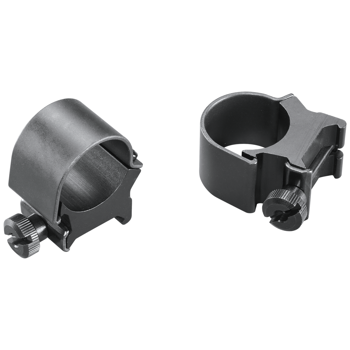 Weaver Mounts 49042 Detachable Top Mount Rings 1" High Matte Black Aluminum - Quick Detach