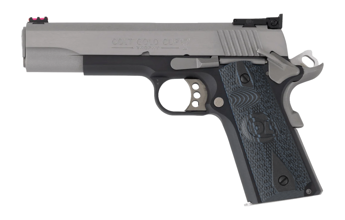 Colt Mfg Gold Cup 38 Super 5" 9+1 SAO Pistol - Two-Tone