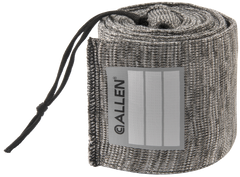 Allen 13167 Stretch Knit Gun Sock Gray 52 in Silicone-Treated - Holds Scoped Rifles & Shotguns