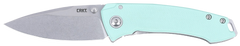 Columbia River CRKT 2522B Tuna Compact 2.73" Folding Plain Stonewashed 14C28N Steel G10/SS Handle