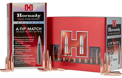 Hornady A-Tip Match 7mm .284 166gr Reloading Bullets - 100/Box