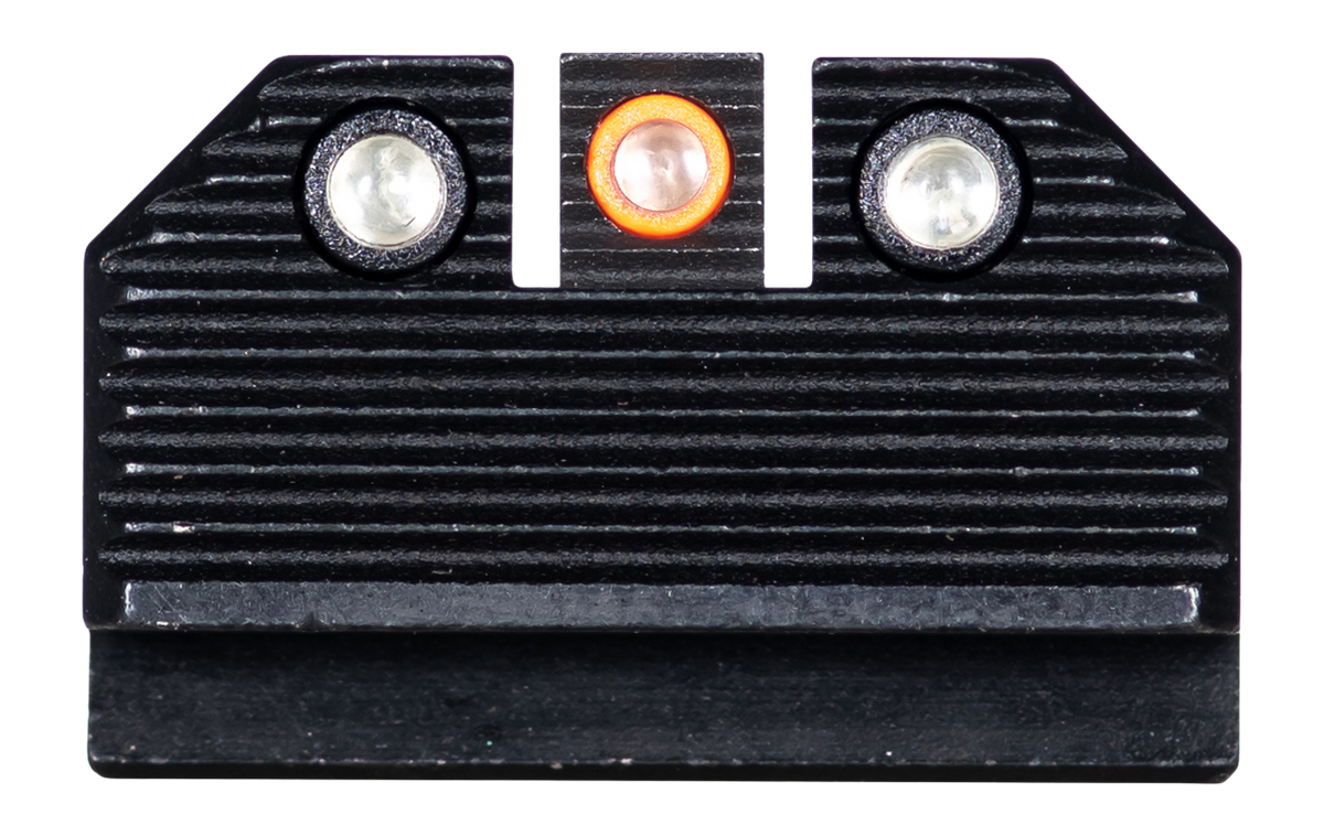 Night Fision Optics Ready Stealth Night Sight Set for Walther PDP / PPQ - Orange Tritium Front / Blank Rear