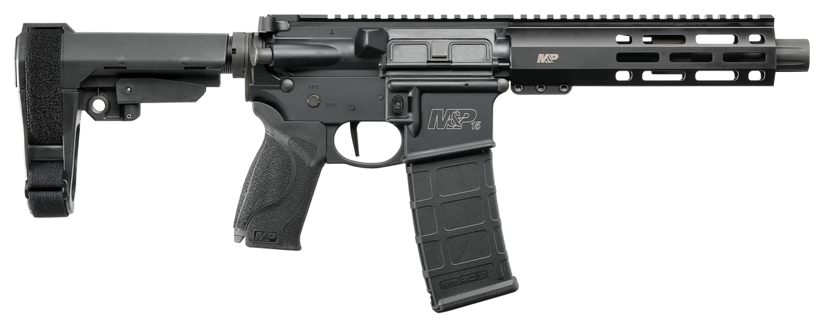 Smith & Wesson M&P15 Pistol 5.56 NATO 7.5" 30+1 Semi-Auto - Black Armornite