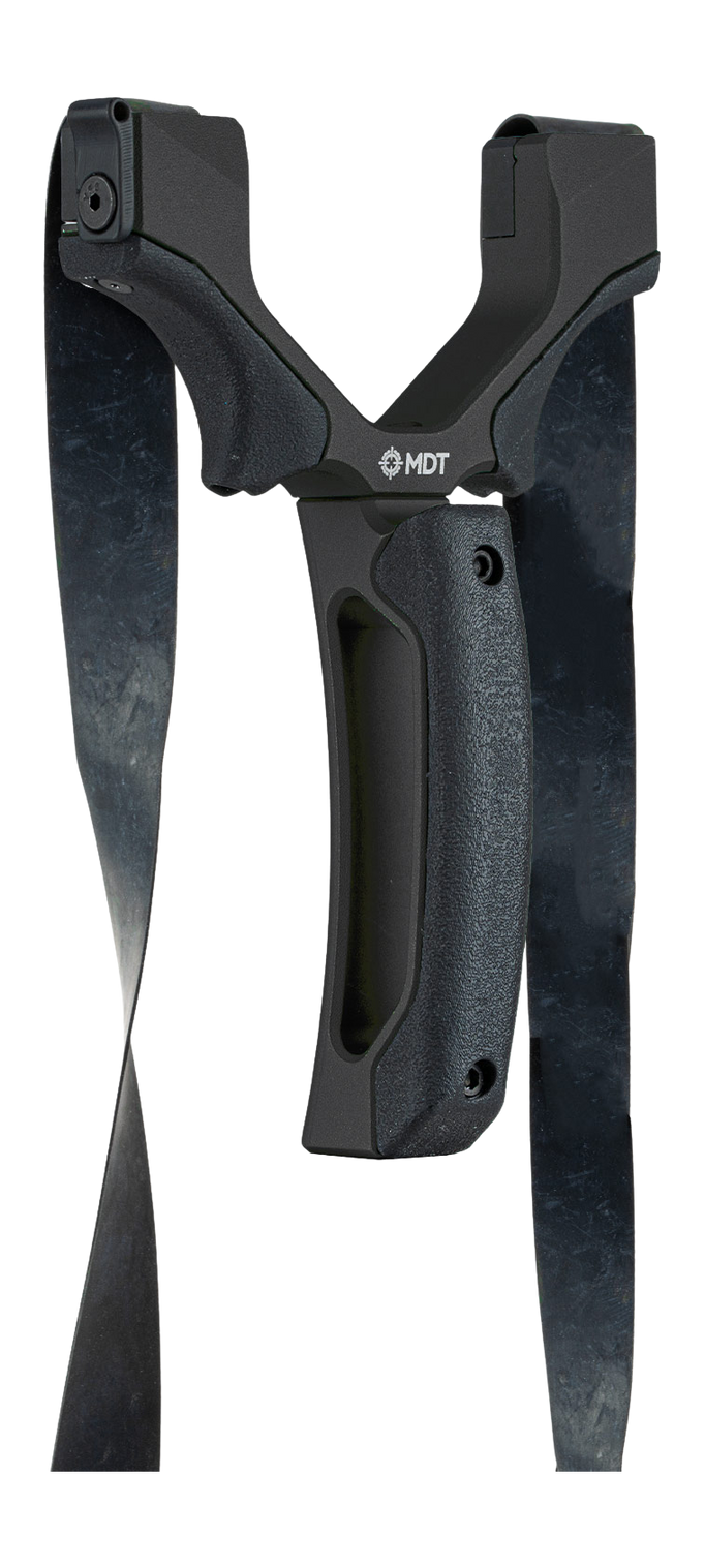 MDT Sporting Goods Hand Cannon Slingshot - Black Anodized Aluminum